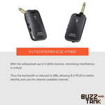 NUX B-2 PLUS 2.4GHz Wireless System for Guitar