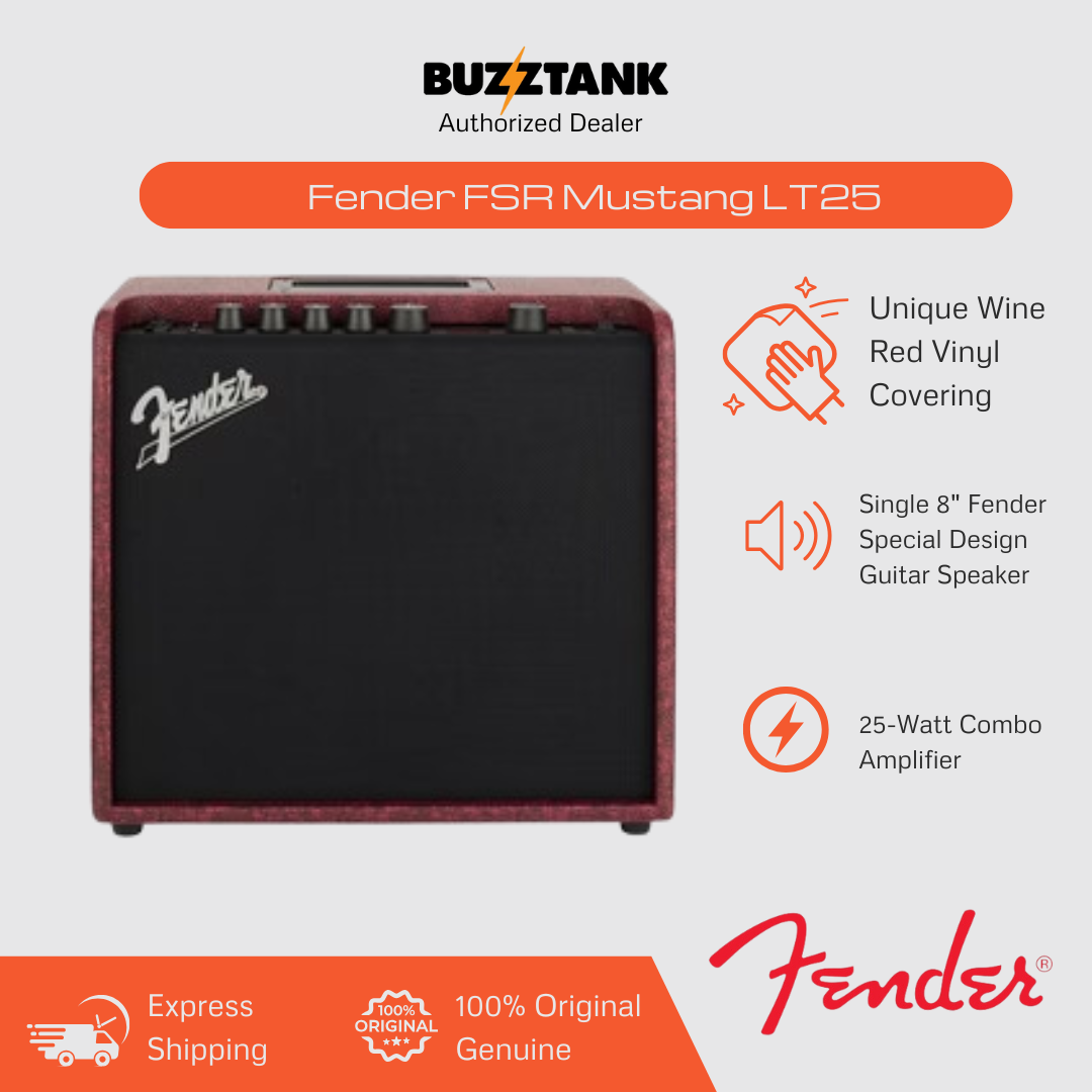 Fender Mustang LT25, LT25 FSR Guitar Combo Amplifier, 230V