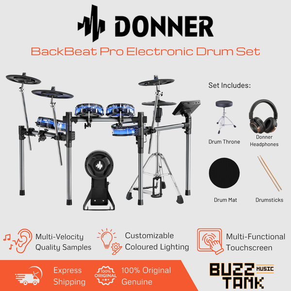Donner BackBeat Pro Electronic Drum Set