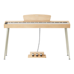 Donner DHP-100 PRO Digital Piano, Walnut, Wood or Beige - 88-Key, Velocity Sensitive, Immersive Sound, Elegant