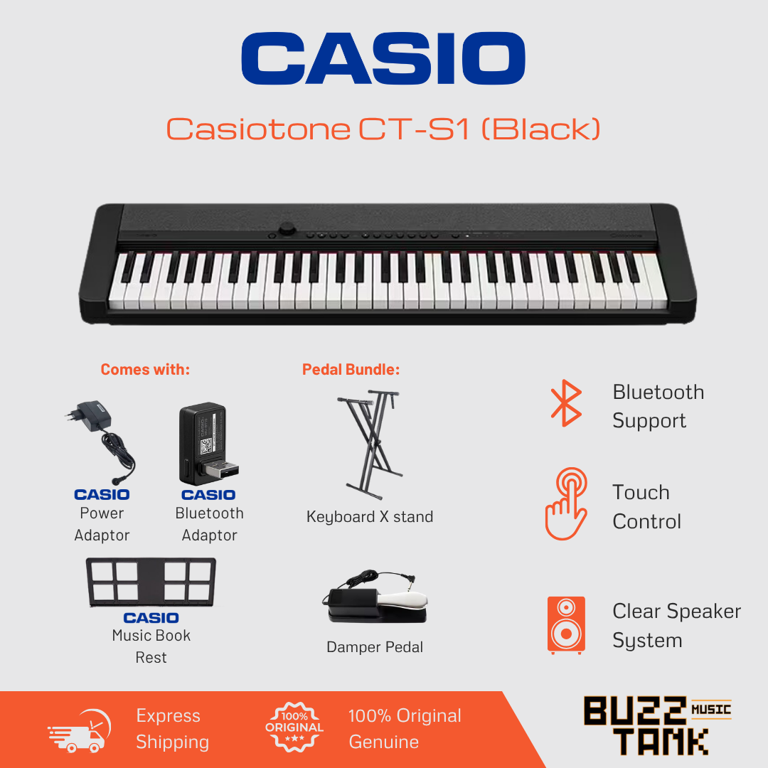 Casio CT-S1 Casiotone 61 keys Portable Keyboard
