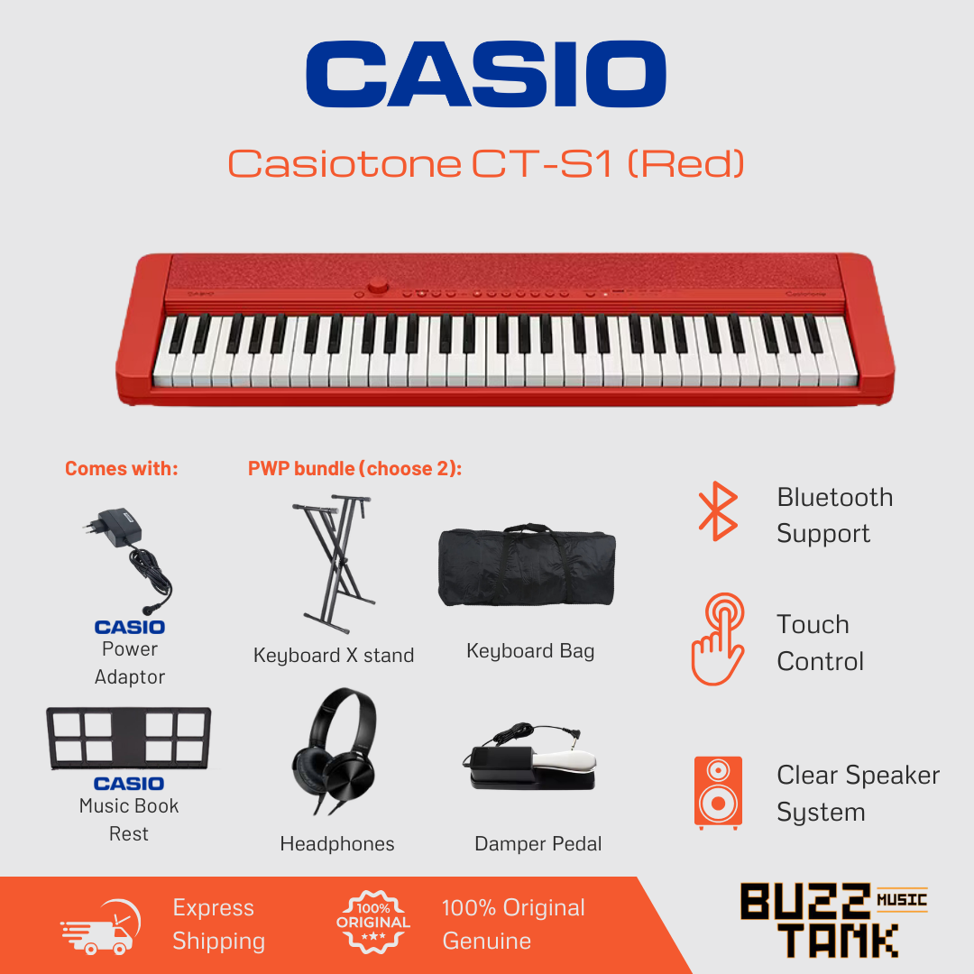 Casio CT-S1 Casiotone 61 keys Portable Keyboard