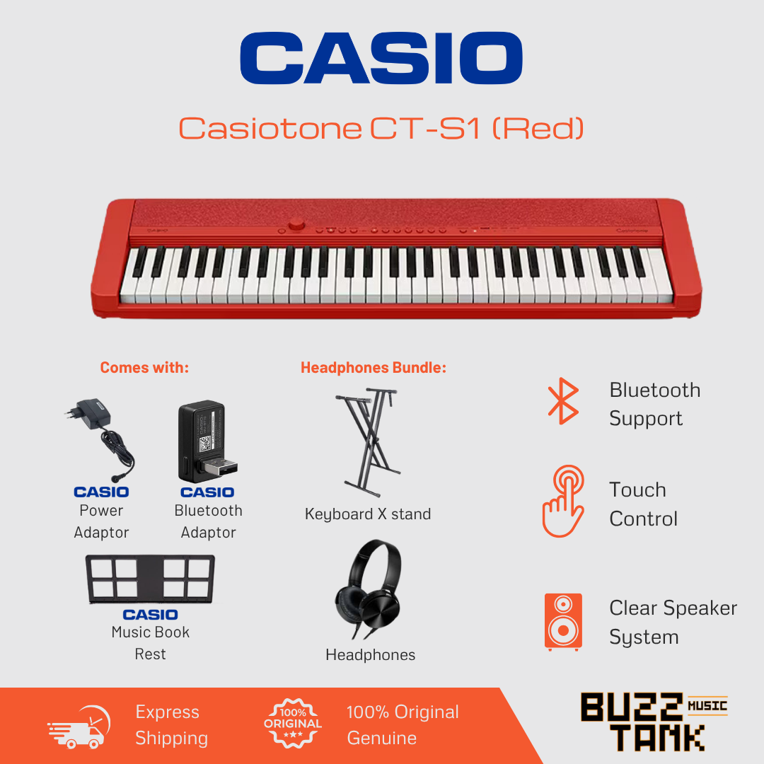 Casio CT-S1 Casiotone 61 keys Portable Keyboard