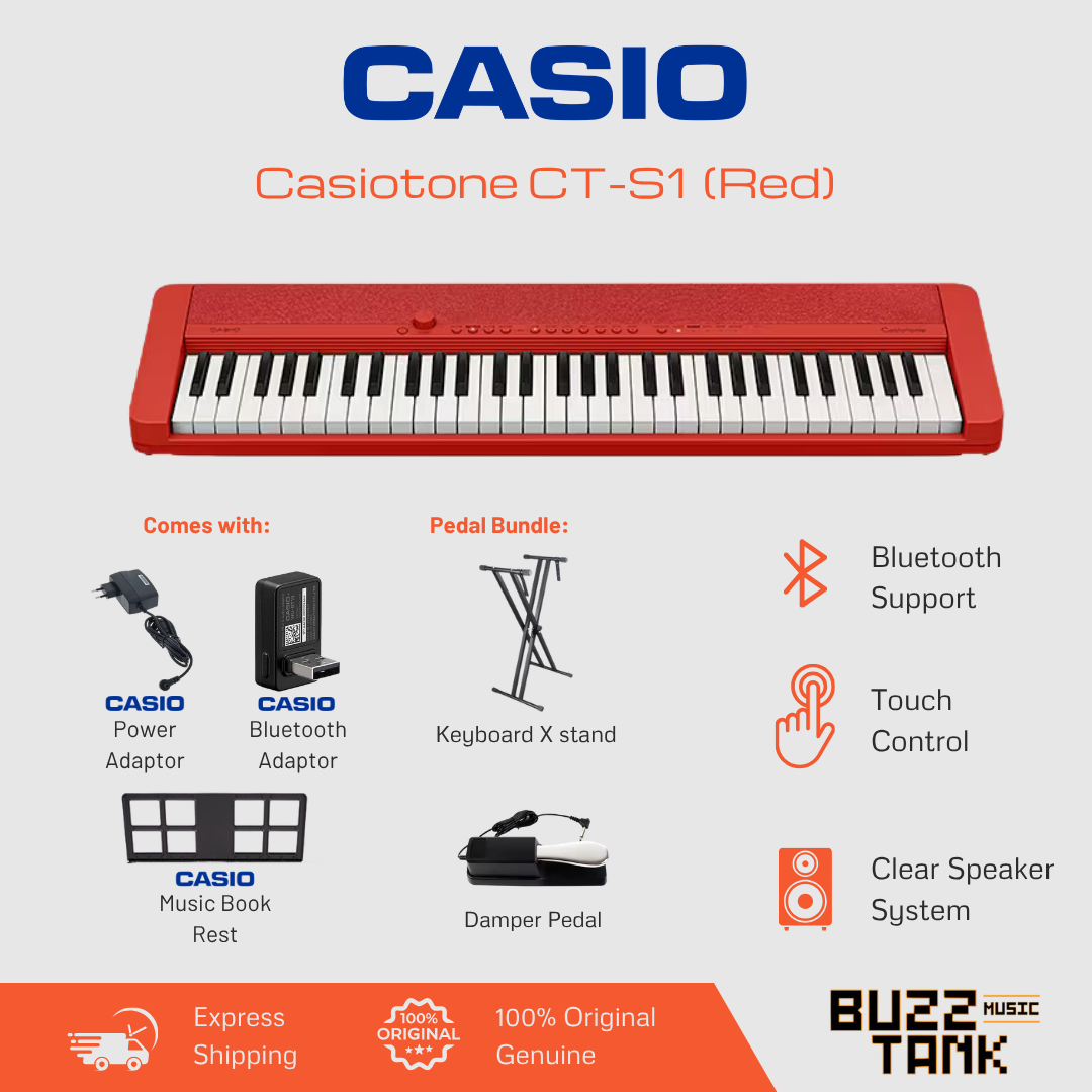 Casio CT-S1 Casiotone 61 keys Portable Keyboard
