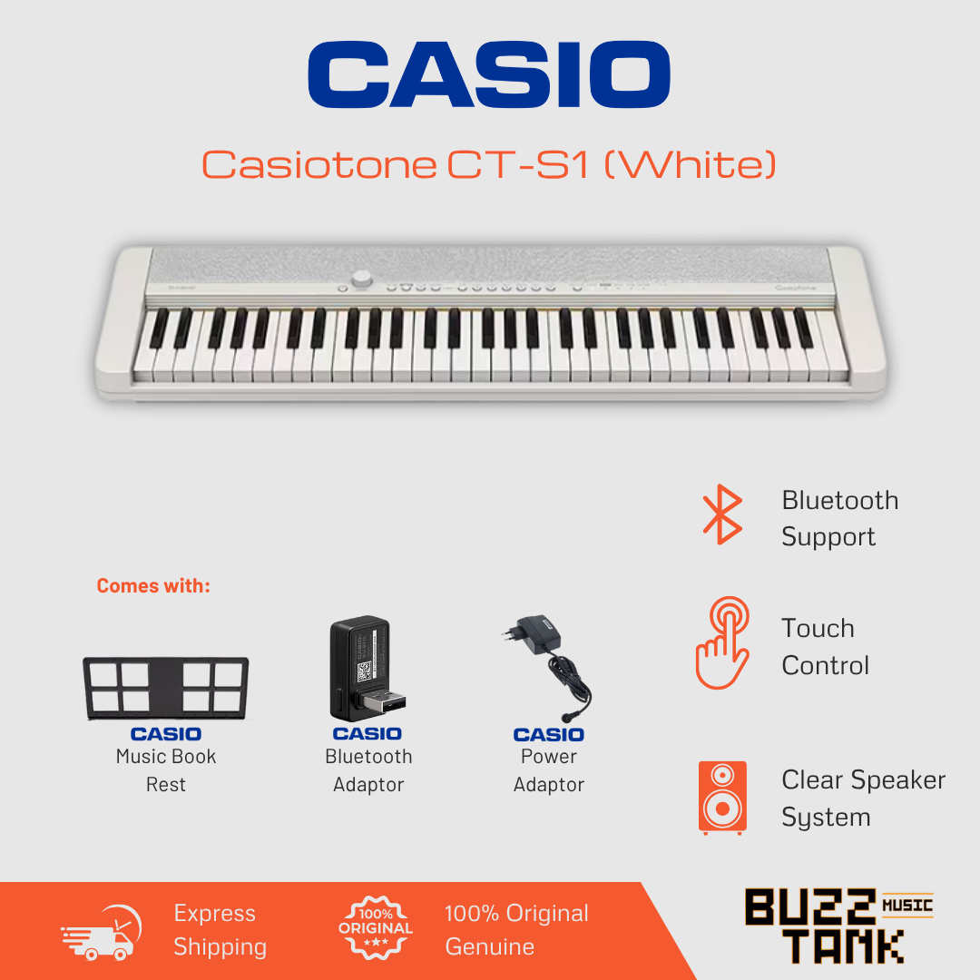 Casio CT-S1 Casiotone 61 keys Portable Keyboard