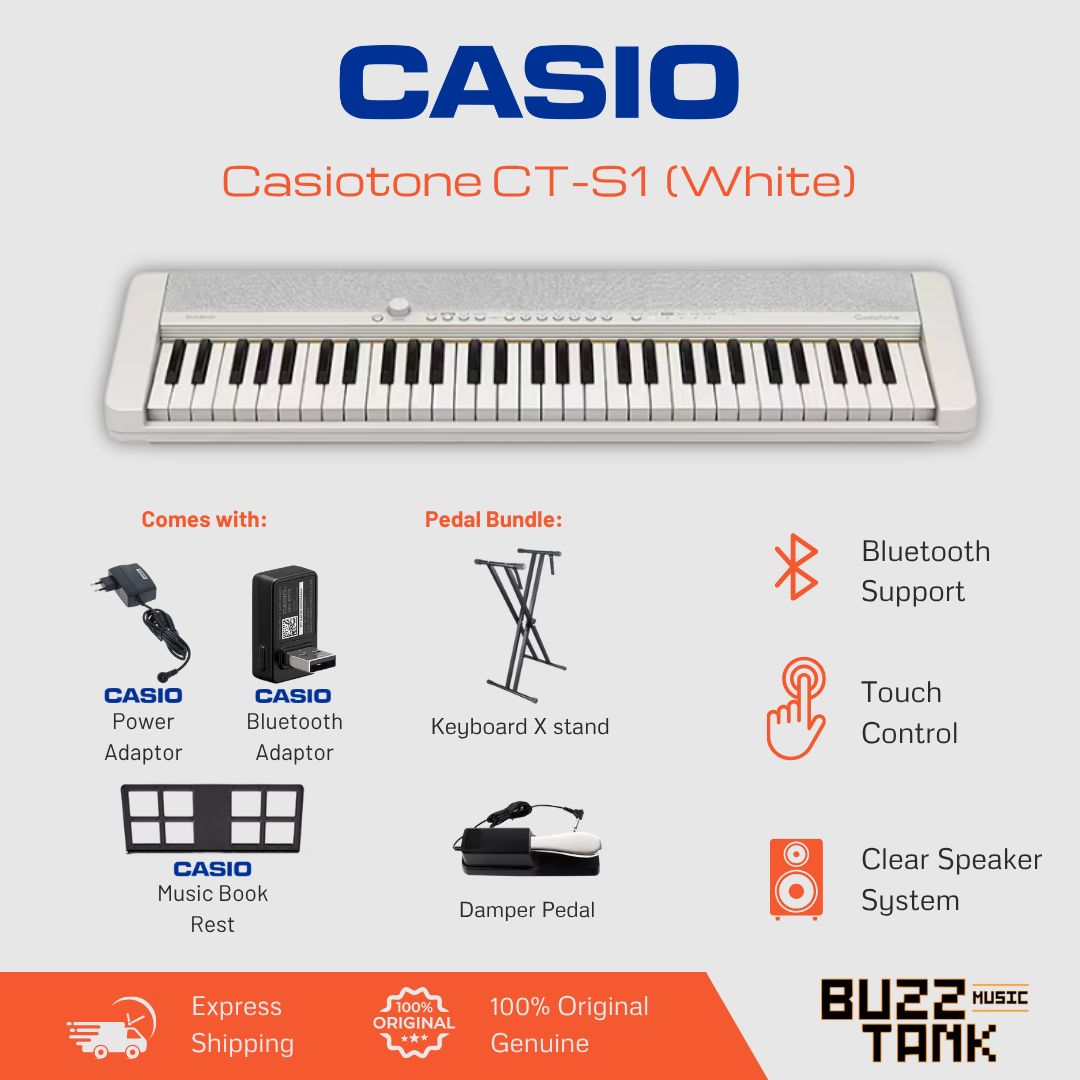 Casio CT-S1 Casiotone 61 keys Portable Keyboard
