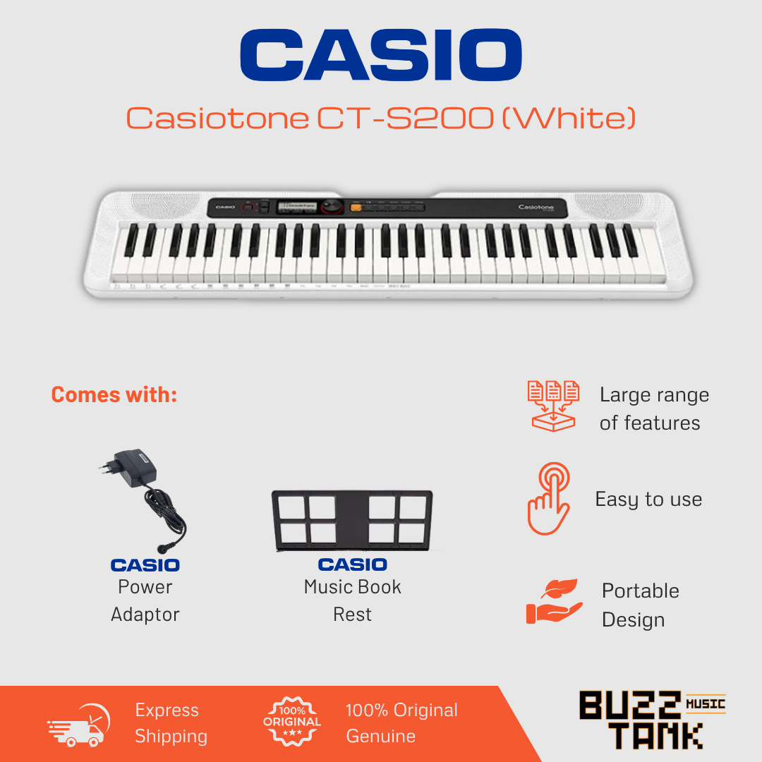 Casio CT-S200 Casiotone 61-Keys Portable Keyboard
