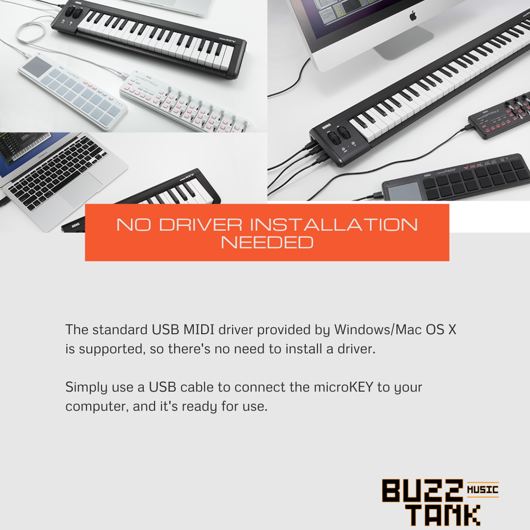 Korg microKEY 2 Compact MIDI Keyboard Controller