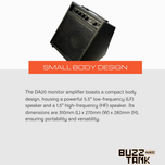 DA20 Drum Amplifier 20 watt personal monitor amplifier