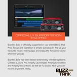 Focusrite Scarlett Solo & Studio Pack (3rd Generation) USB Audio Interface