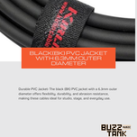 Kirlin Cable IC-241 & IC-242 Instrument Cable - Black