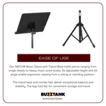 On Stage SM7211B / SM7212B Music Perforated Conductor Stand Tripod Base