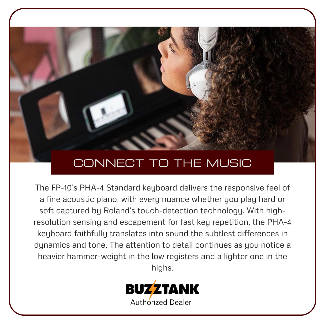 Roland FP-10 Digital Piano Black