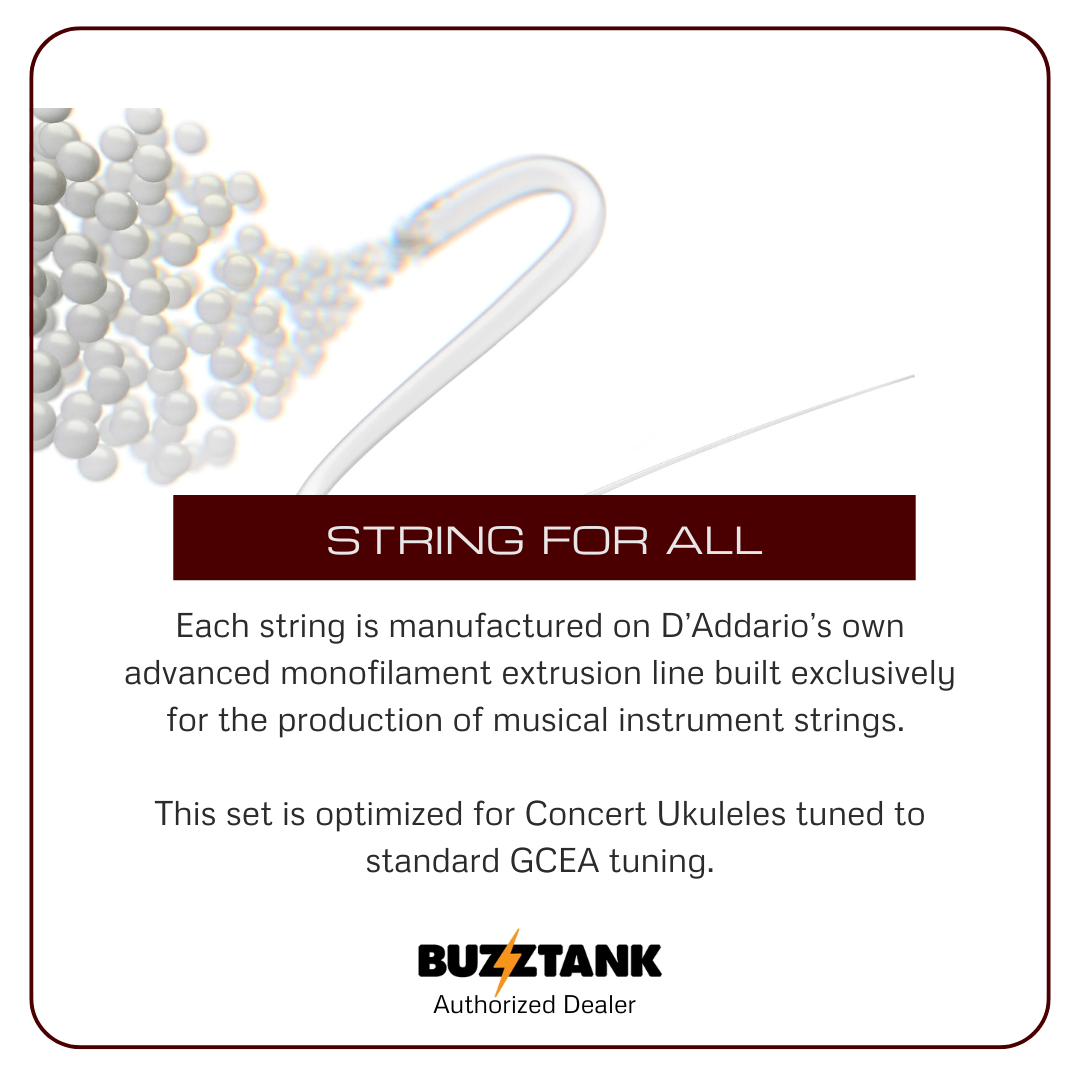 D'Addario EJ65C Pro-Arte Custom Extruded Concert Ukulele Strings
