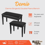 Demio Single Piano Bench & Double Piano Bench
