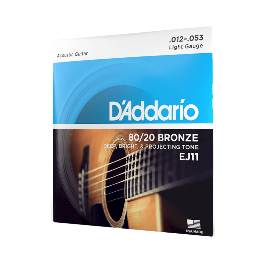D'Addario EJ10 EJ11 EJ12 EJ13 80/20 Bronze Acoustic Guitar Strings