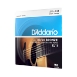 D'Addario EJ10 EJ11 EJ12 EJ13 80/20 Bronze Acoustic Guitar Strings