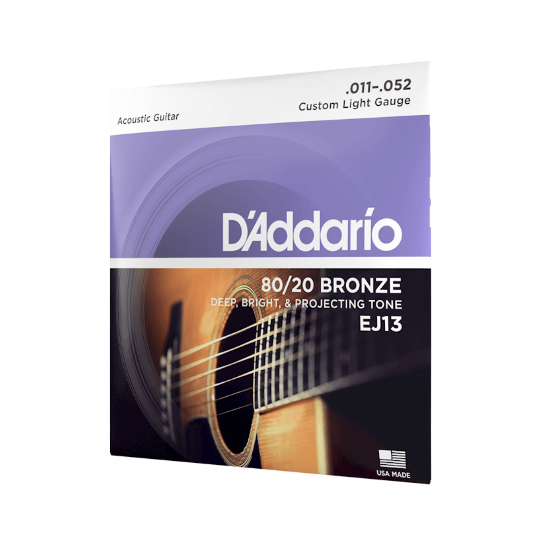 D'Addario EJ10 EJ11 EJ12 EJ13 80/20 Bronze Acoustic Guitar Strings