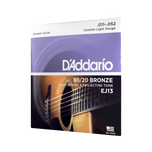 D'Addario EJ10 EJ11 EJ12 EJ13 80/20 Bronze Acoustic Guitar Strings