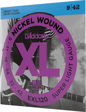 D'Addario EXL Series Nickel Wound Electric Guitar Strings