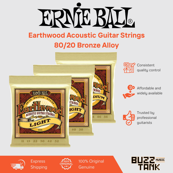 Ernie Ball Earthwood Acoustic Guitar strings