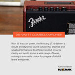 Fender Mustang LT25, LT25 FSR Guitar Combo Amplifier, 230V