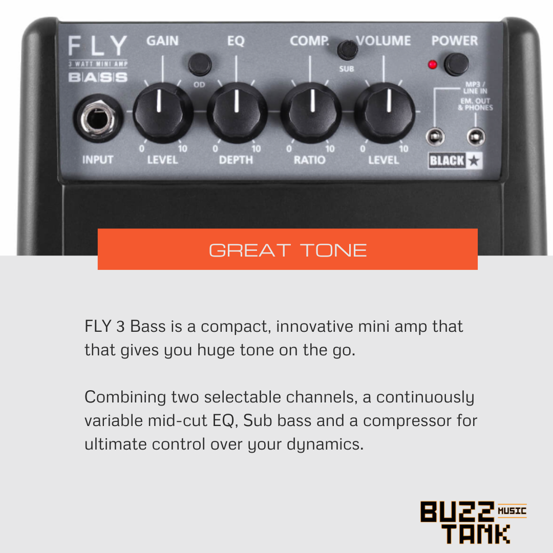 Blackstar Fly 3 (3 Watts) Bass Mini Amp Combo