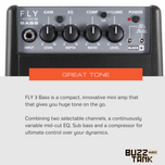 Blackstar Fly 3 (3 Watts) Bass Mini Amp Combo