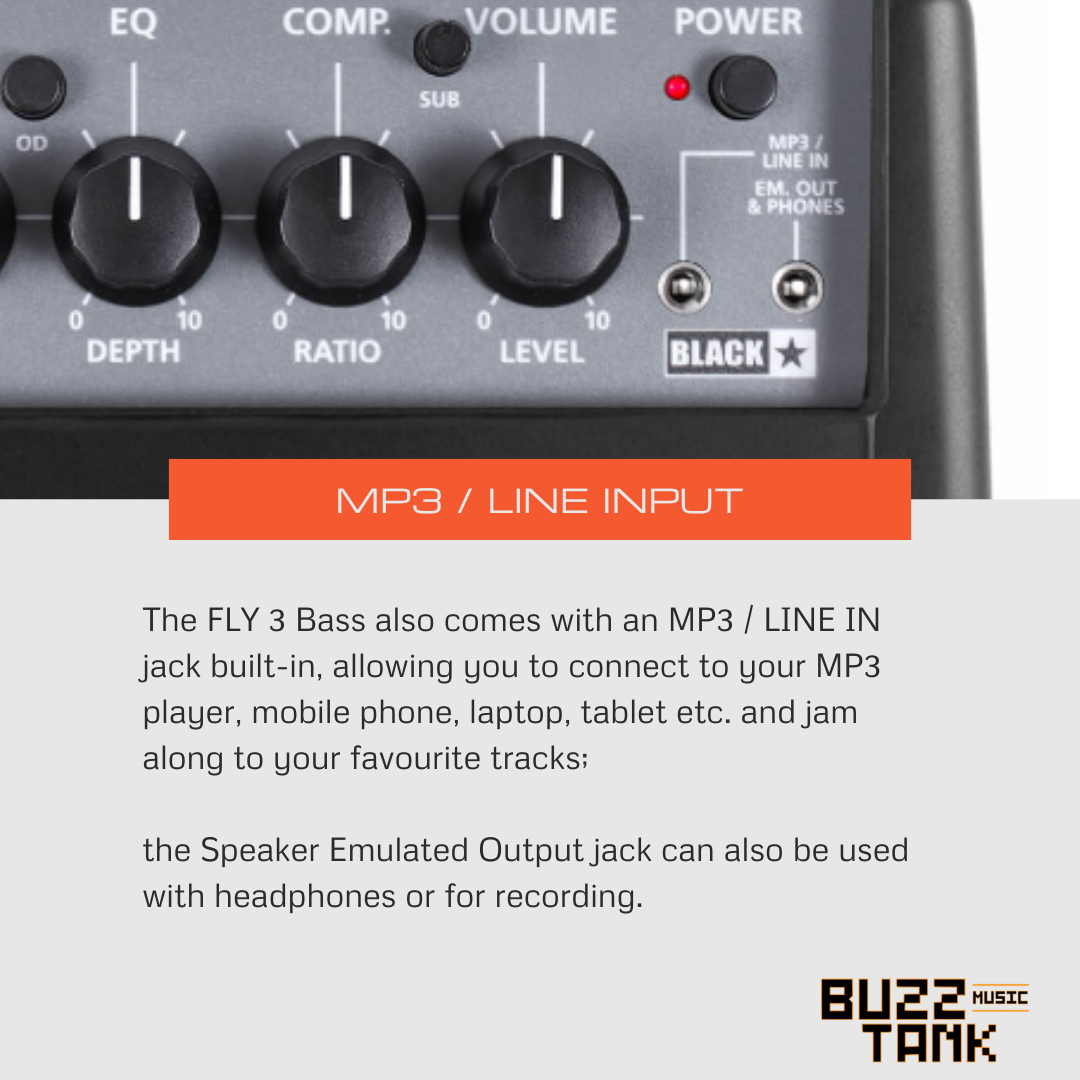 Blackstar Fly 3 (3 Watts) Bass Mini Amp Combo