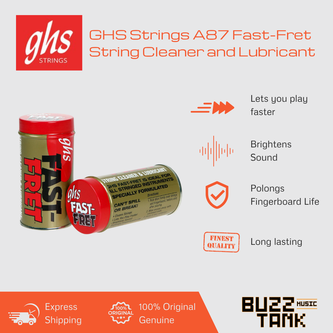 GHS A87 Strings Fast-Fret Fast Fret String Cleaner and Lubricant