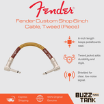 Fender Custom Shop 6inch Cable, Tweed (Piece)