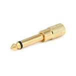 Audio Jack Adapter Converters between 3.5mm (1/8') Plug and 6.35mm (1/4') - Mono or Stereo, Regular or Gold