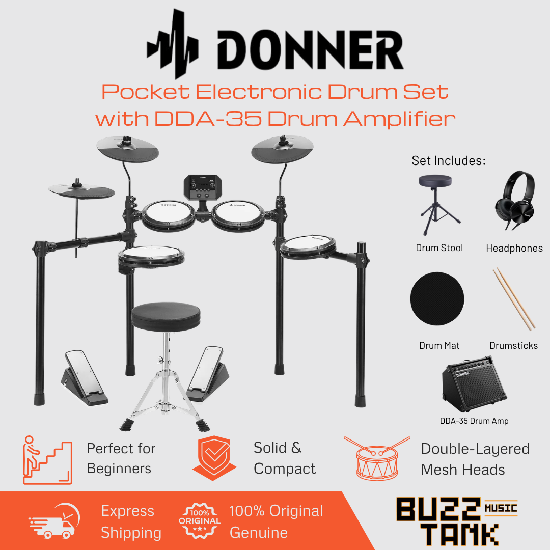 Donner Pocket Electronic Drum Set