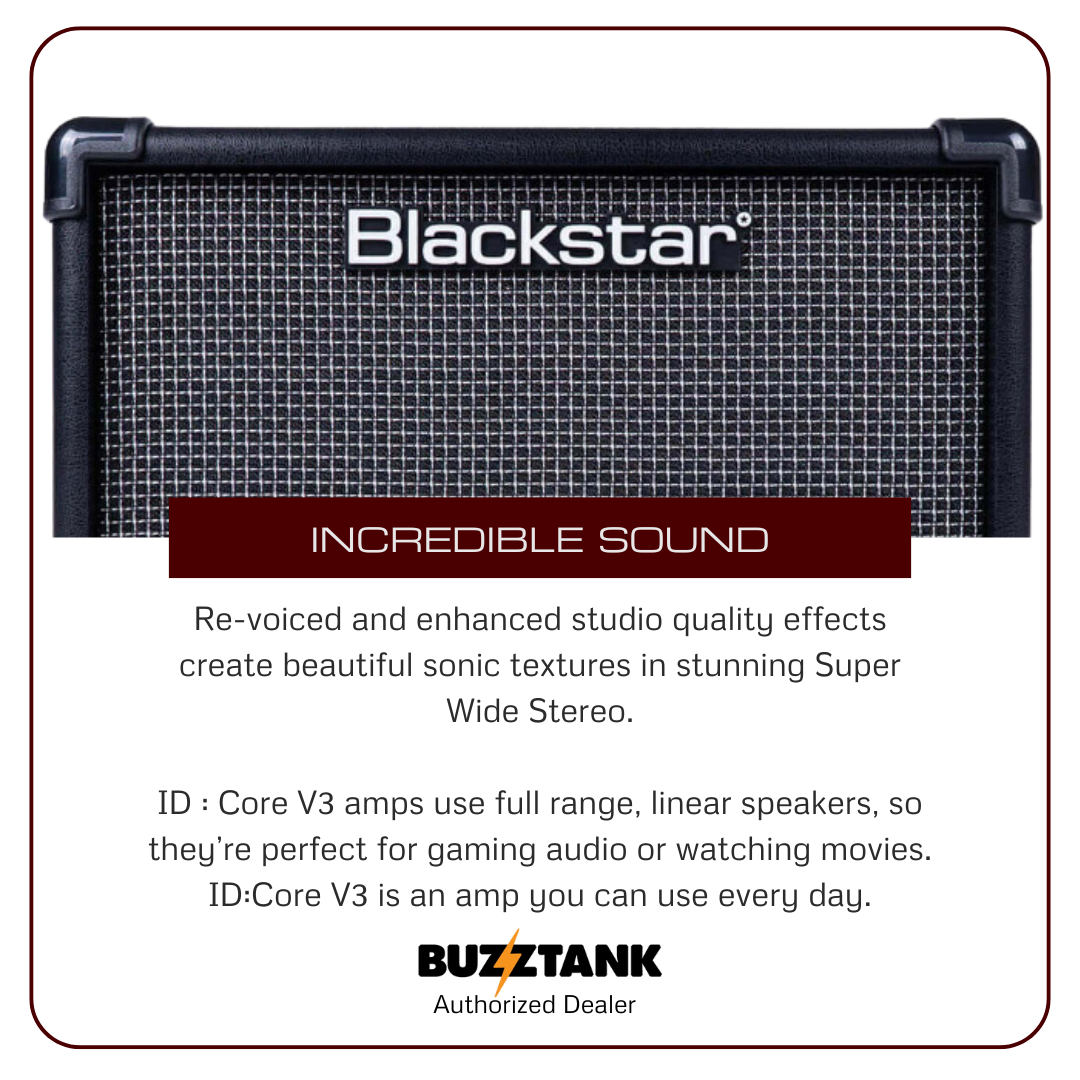 Blackstar Electric Guitar Mini Amplifier, Black (FLY3)