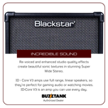 Blackstar Electric Guitar Mini Amplifier, Black (FLY3)