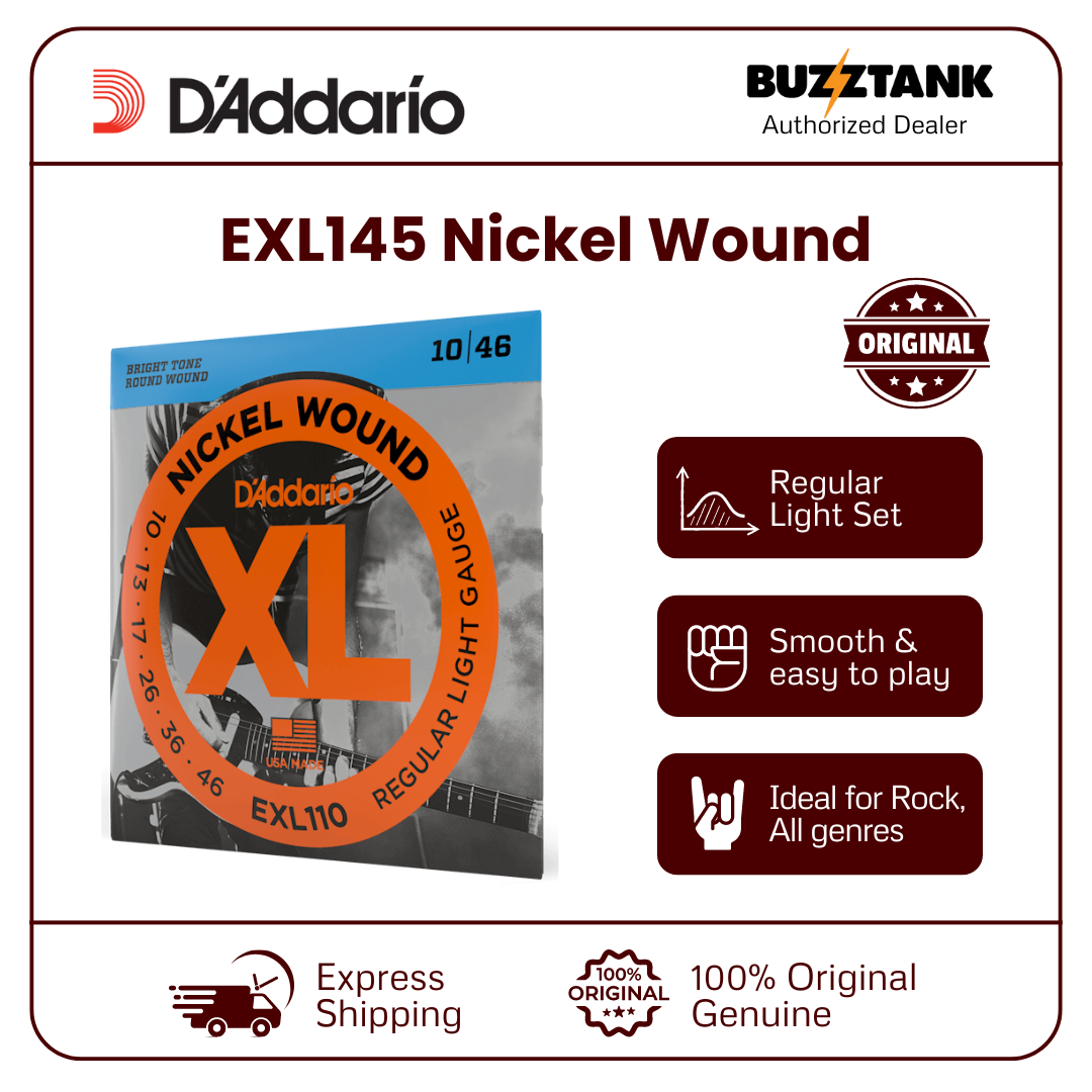 D'Addario EXL Series Nickel Wound Electric Guitar Strings