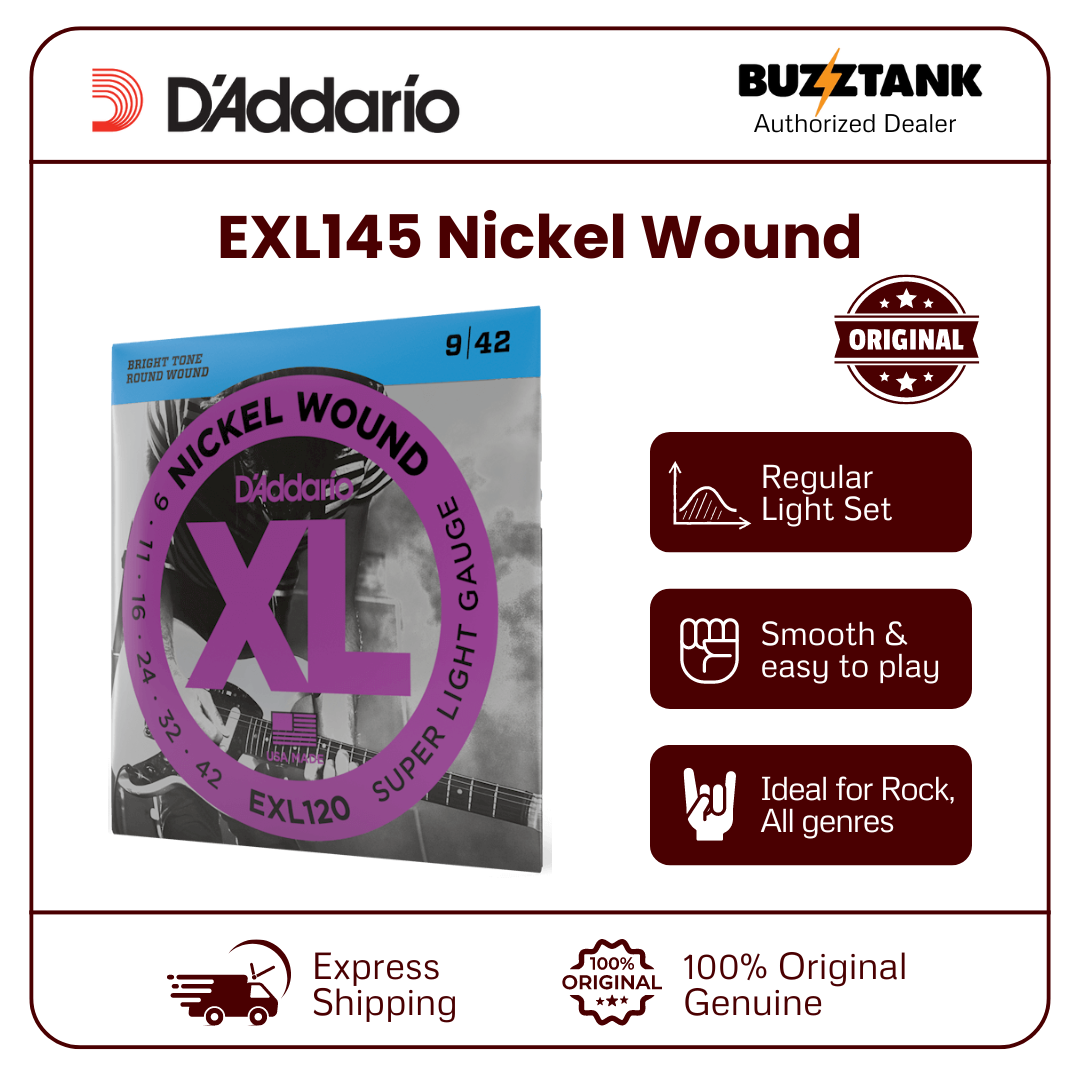 D'Addario EXL Series Nickel Wound Electric Guitar Strings