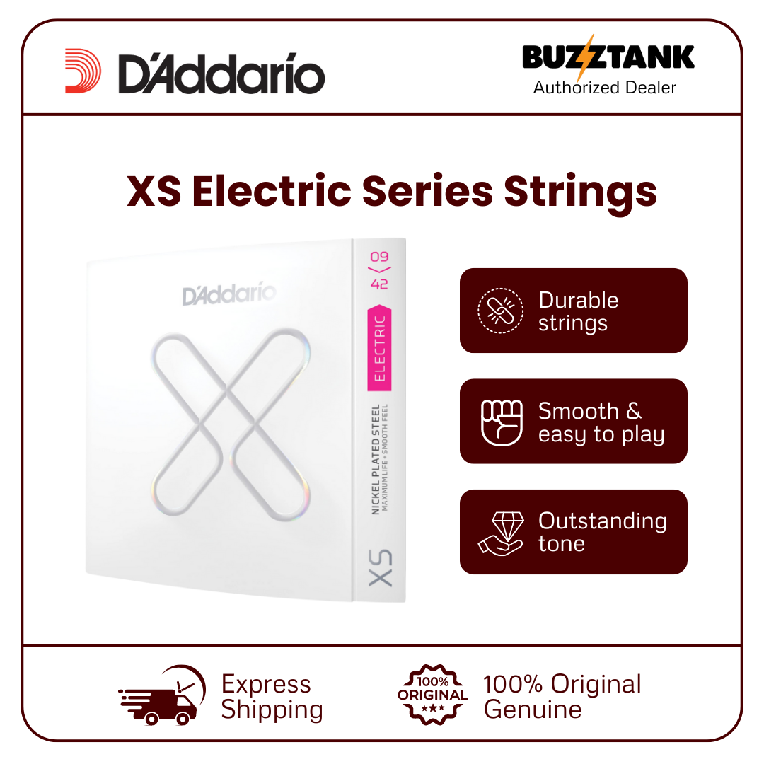 D'Addario XS Series Electric & Acoustic Guitar Strings