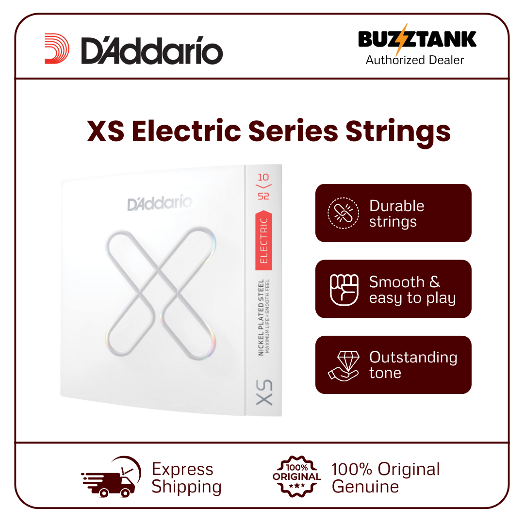 D'Addario XS Series Electric & Acoustic Guitar Strings
