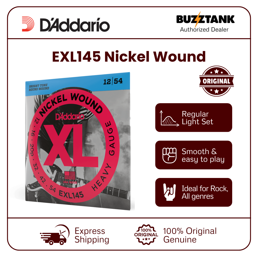 D'Addario EXL Series Nickel Wound Electric Guitar Strings