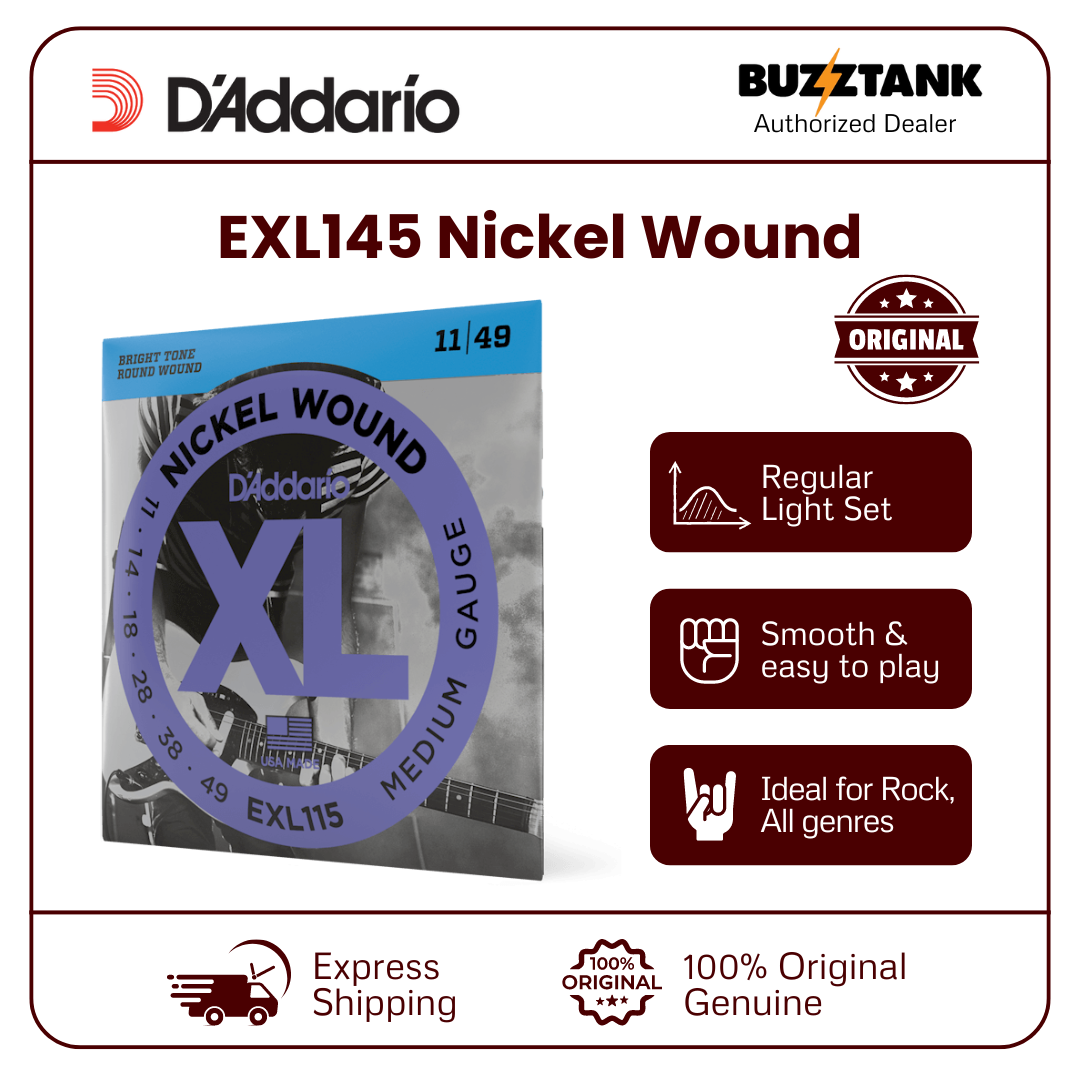 D'Addario EXL Series Nickel Wound Electric Guitar Strings