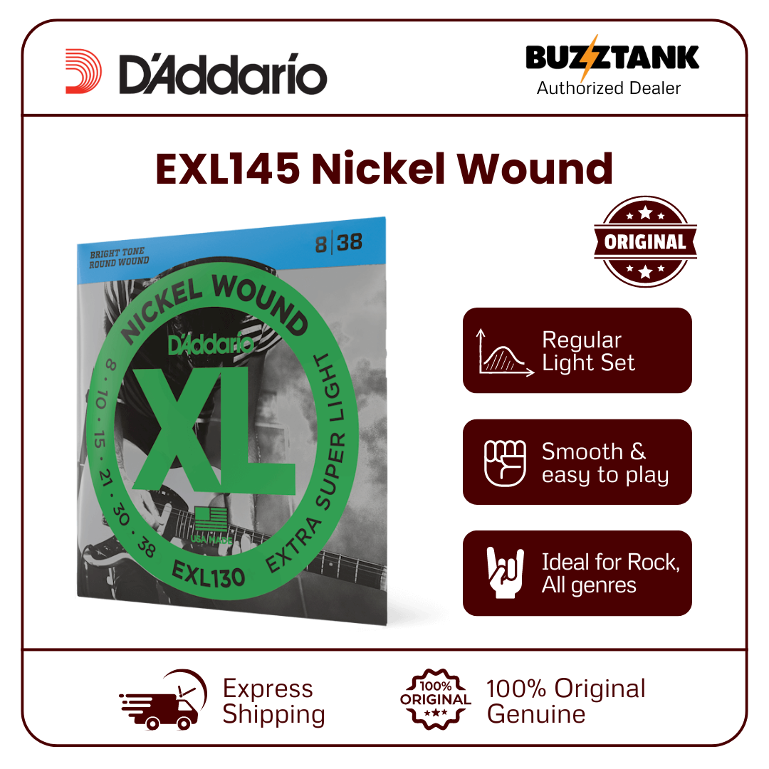 D'Addario EXL Series Nickel Wound Electric Guitar Strings