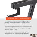 On-Stage KS1355 Single Tier Z Keyboard Stand