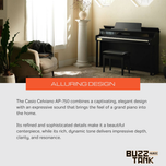 Casio AP-750 Celviano 88-Key Digital Piano