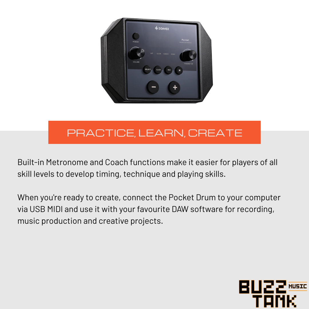 Donner Pocket Electronic Drum Set