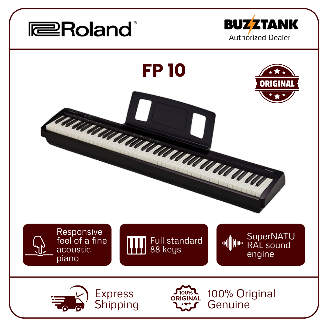 Roland FP-10 Digital Piano Black