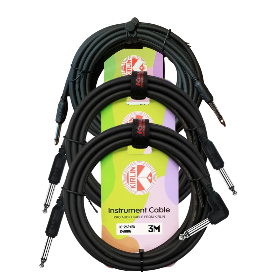 Kirlin Cable IC-241 & IC-242 Instrument Cable - Black
