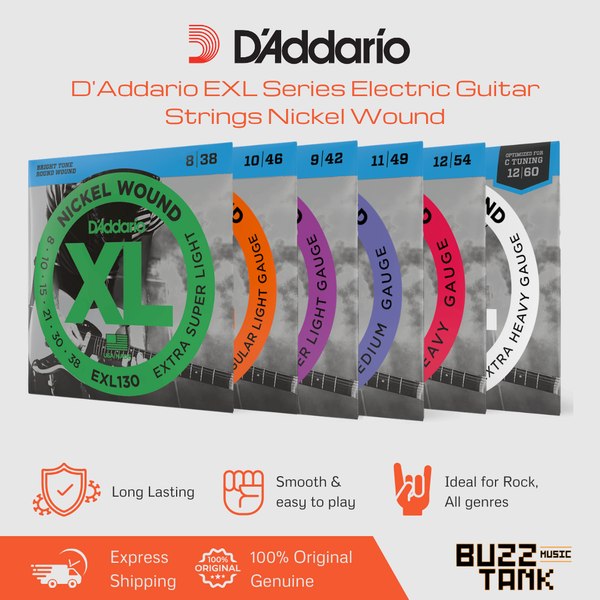 D'Addario EXL Series Nickel Wound Electric Guitar Strings