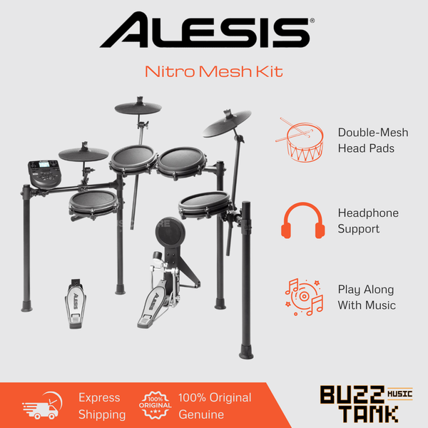 Alesis Nitro Mesh Electronic Drum Set Digital Drum Drumkit