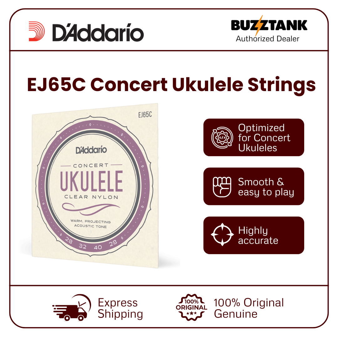 D'Addario EJ65C Pro-Arte Custom Extruded Concert Ukulele Strings
